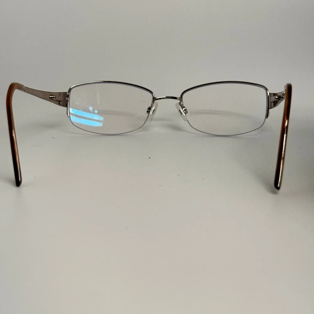 Sophia Loren M276 Zyloware Rose Gold Filigree Semi  Eyeglass Frames 51-18-135